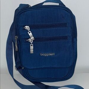 Baggallini-RFID Journey Crossbody Bag- Dark Teal Like New, #baggallini #travel